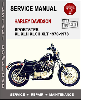 1000 XLT 1970-1978  Harley-Davidson Service Manual Sportster XL-XLH-XLCH 